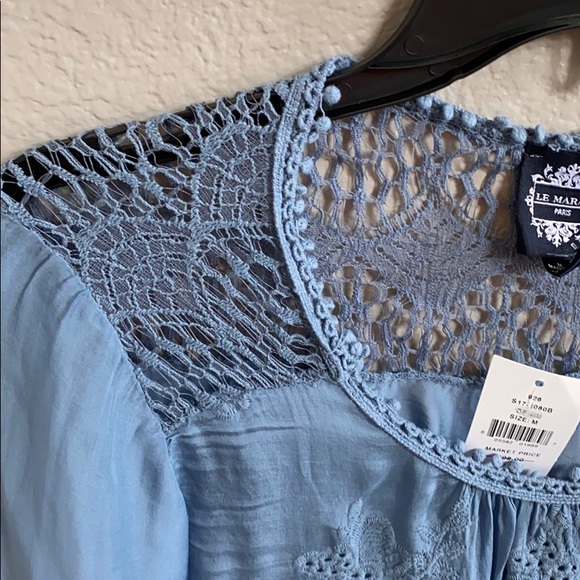 NWT 100% Silk Le Marais Paris Top - Picture 6 of 7